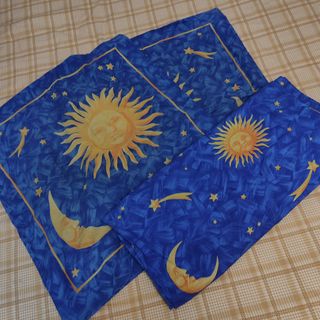 Mítica funda nórdica azul de estrellas.