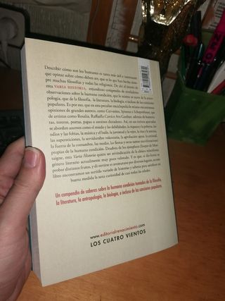 Libro: VARIA HISTORIA DE LA CONDICIÓN HUMANA