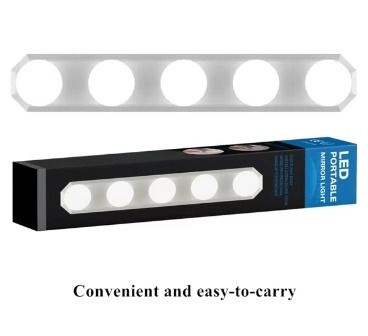 Bombillas espejo tocador