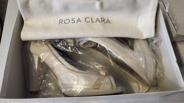 ZAPATO NOVIA Rosa Clará