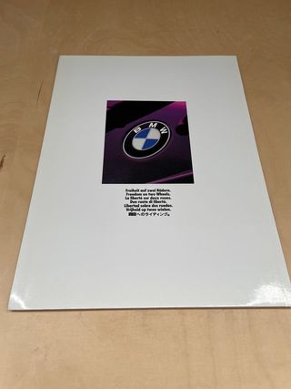 CATÁLOGO MOTOCICLETAS BMW 1990