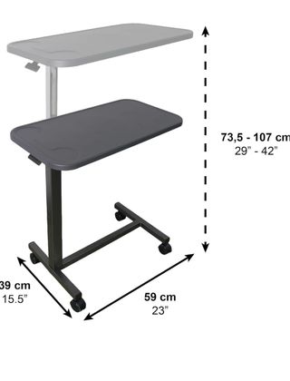 - Mesa Auxiliar Regulable en Altura (E