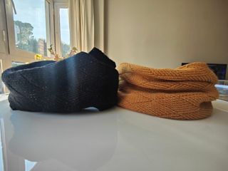 Dos bufandas cuello infinito