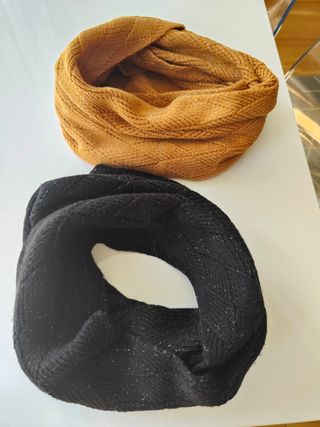 Dos bufandas cuello infinito