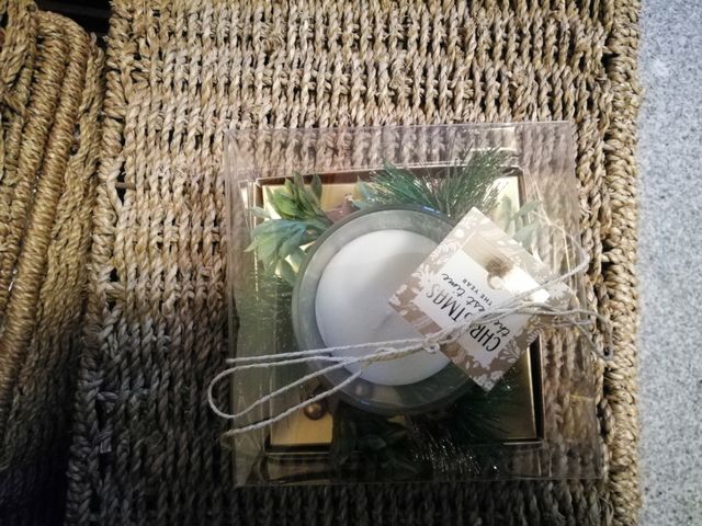 Centrotavola candela in vasetto