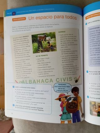 VALORES SOCIALES Y CIVICOS 6 PRIMARIA