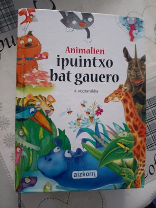 Animalien ipuintxo bat gauero
