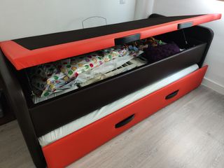 Cama nido con almacenaje