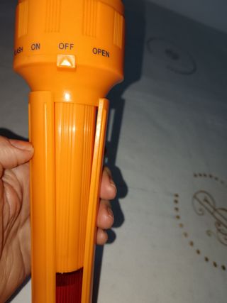 Linterna + Baliza de señalización. Vintage