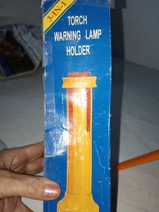 Linterna + Baliza de señalización. Vintage