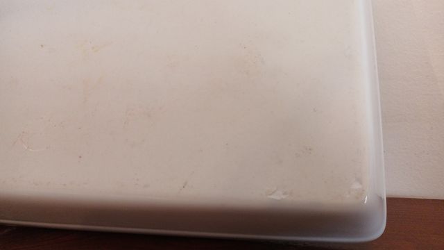 Vassoio rettangolare in ceramica