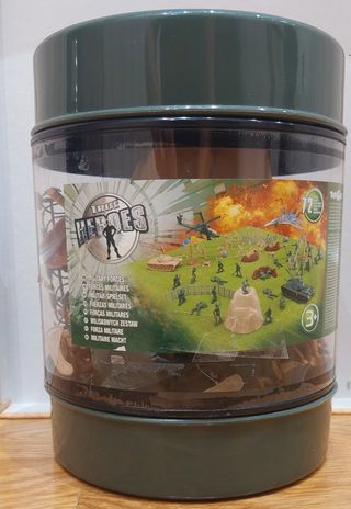 Cubo fuerzas militares -soldaditos