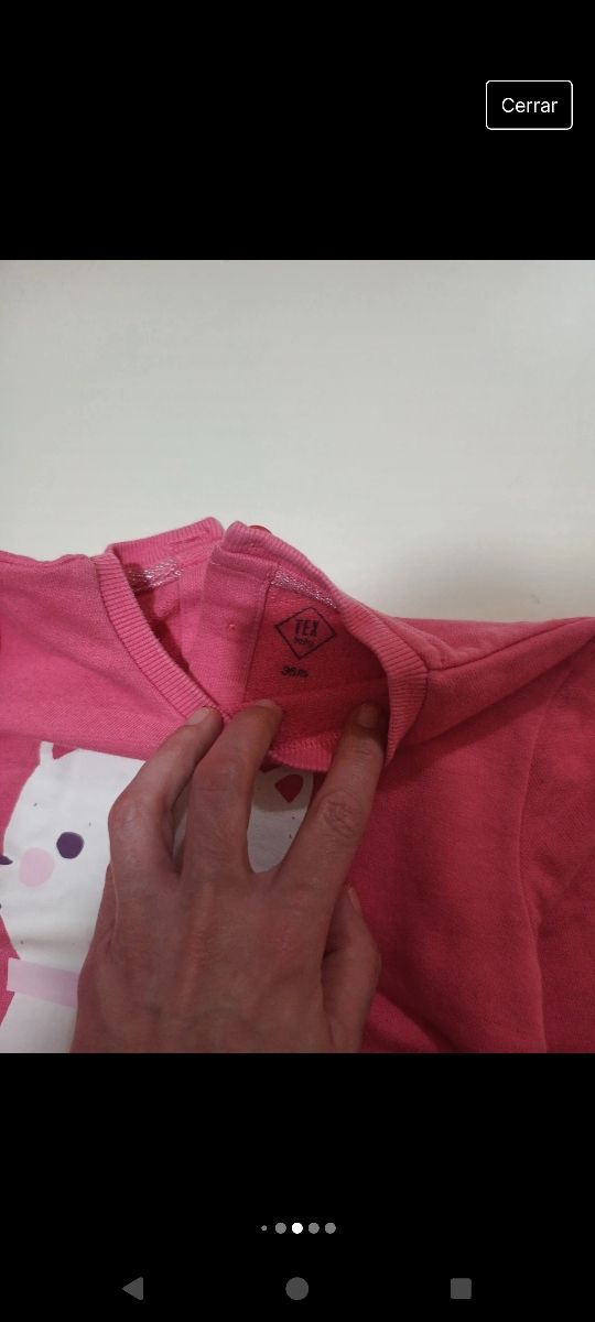 Chándal niña 3 años