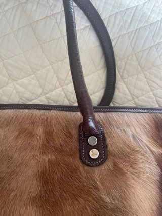 Bolso piel animal print