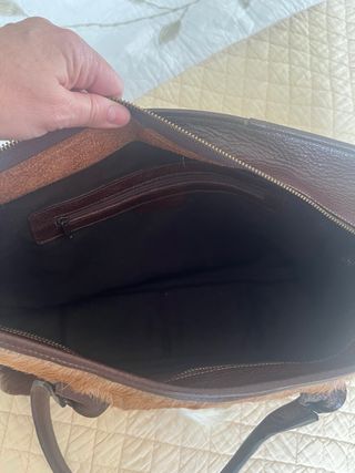 Bolso piel animal print