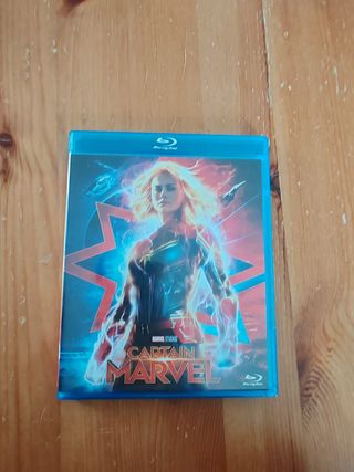 Captan Marvel bluray disc