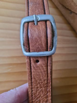 Bolso cuero marrón