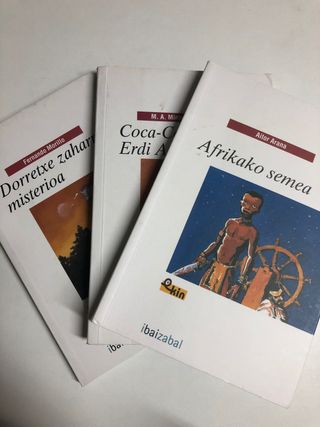 Pack 2 Libros Euskera Juveniles Escolares