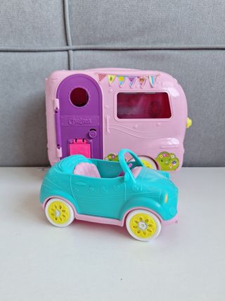 Chelsea Barbie caravana y coche