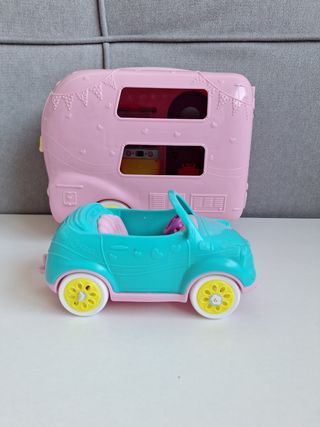 Chelsea Barbie caravana y coche