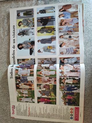 Lote de 5 revistas Burda