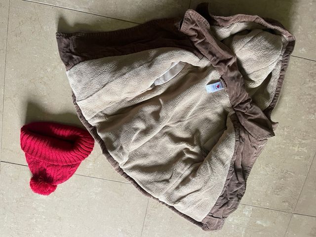 Casaco de veludo cotelê para rapazes