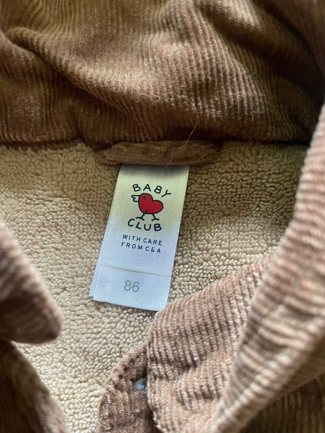 Casaco de veludo cotelê para rapazes