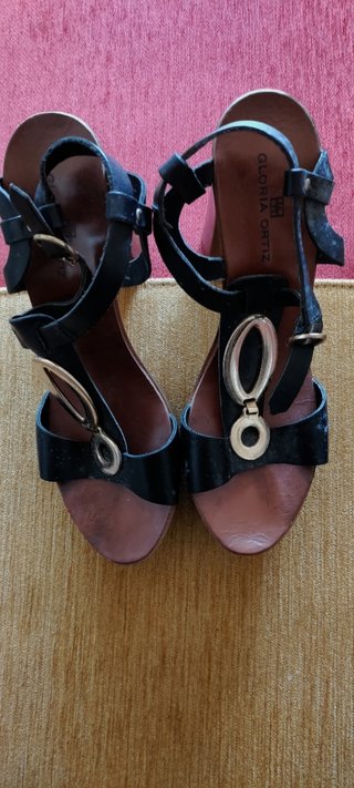 Sandalias negras 38