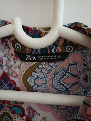 Camisa fluida mujer estampada 