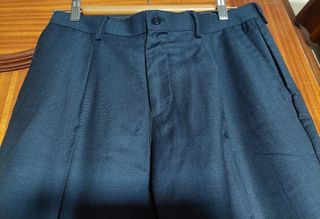 Talla 40 Pantalón vestir traje joven azul