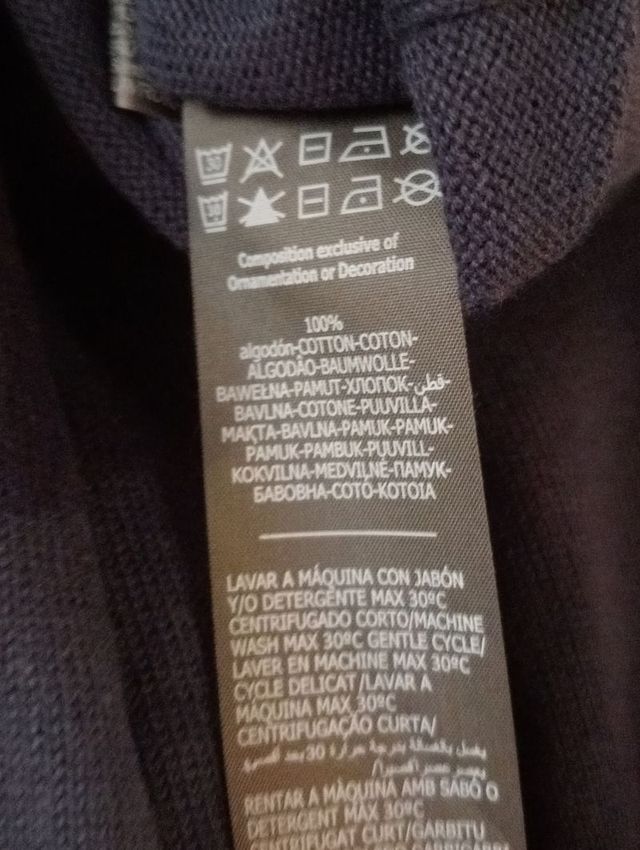 Maglia PdH da uomo con logo grande taglia XL nuova di zecca