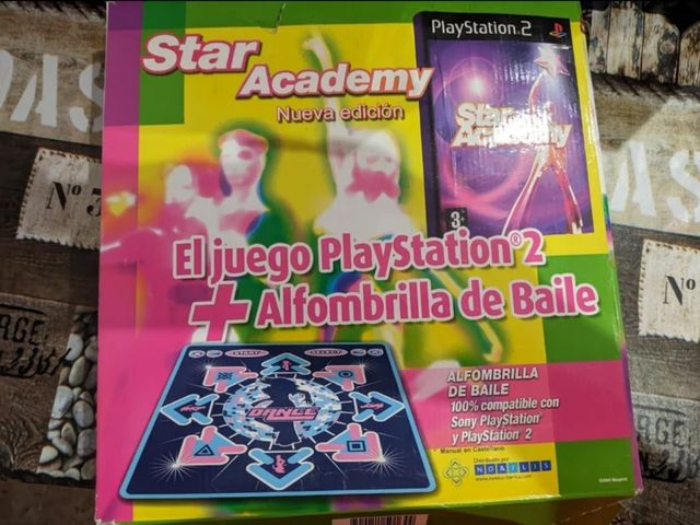 Juego Playstation 2 Star Academy y alfombra Nuevo