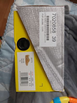 Zapatos lois talla 39 a estrenar