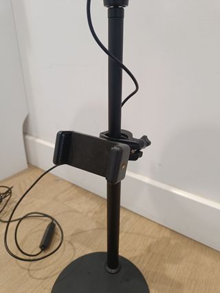 Aro de luz led con trípode