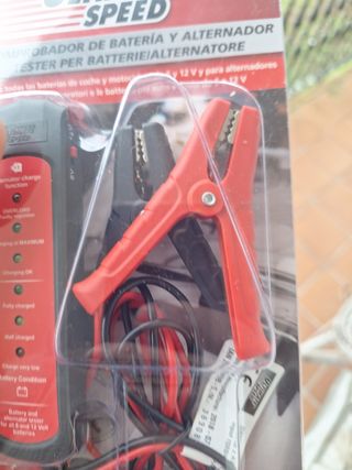 Comprobador de bateria y alternador