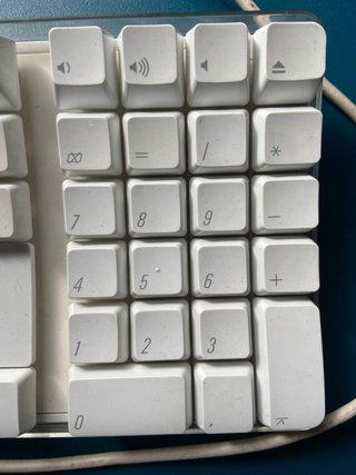 Keyboard apple teclado con numeracion