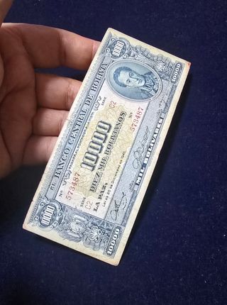 Bolivia 10.000 Bolívares de 1945