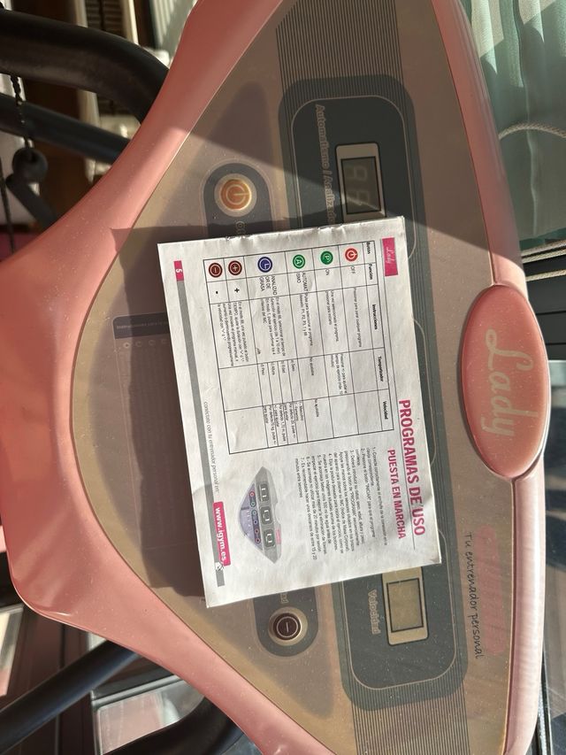 Plataforma vibratoria Lady