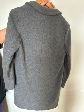 Abrigo gris Zara
