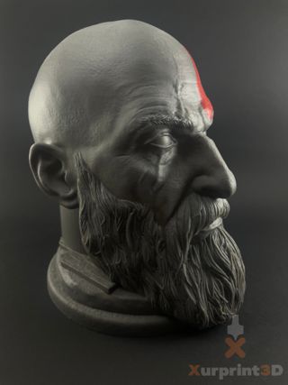 🔶🎧 Soporte auriculares busto Kratos God of War