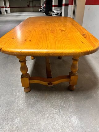 Mesa de pino macizo comedor
