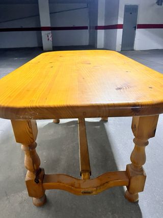 Mesa de pino macizo comedor