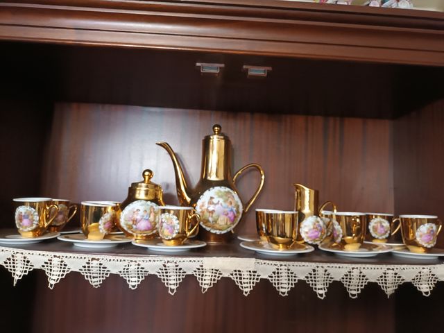 Juego de cafe porcelana fina Laype.Esta nuevo