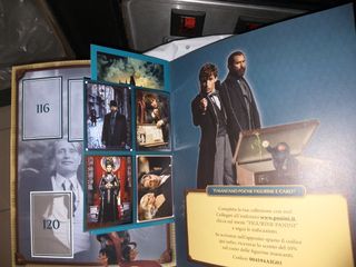 Sticker album vuoto Segreti di Silente, Panini