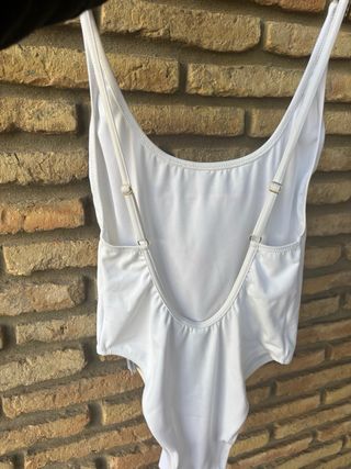 Bañador Guess blanco y rojo XS nuevo