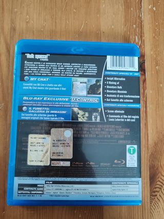 Hulk film bluray disc