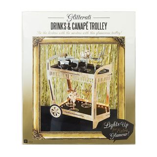 Carrito para dulces con luces