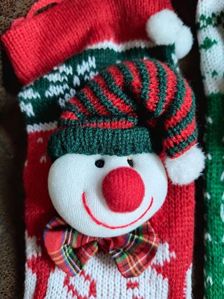 Calcetines navideños para colgar