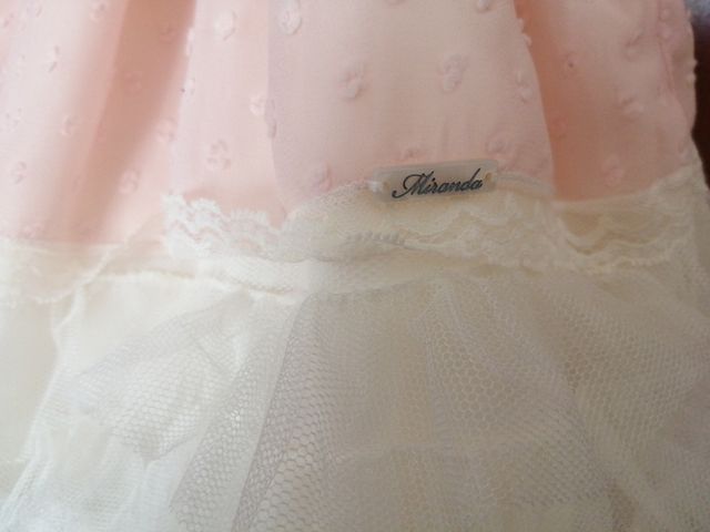 Vestido ceremonia rosa Miranda. Talla 14