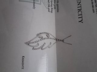 Collar de oro blanco y diamantes